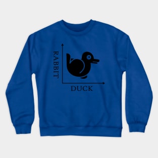 Duck Rabbit Illusion Crewneck Sweatshirt